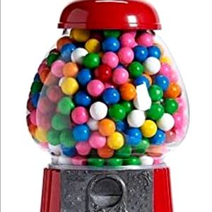A old school gum ball machine